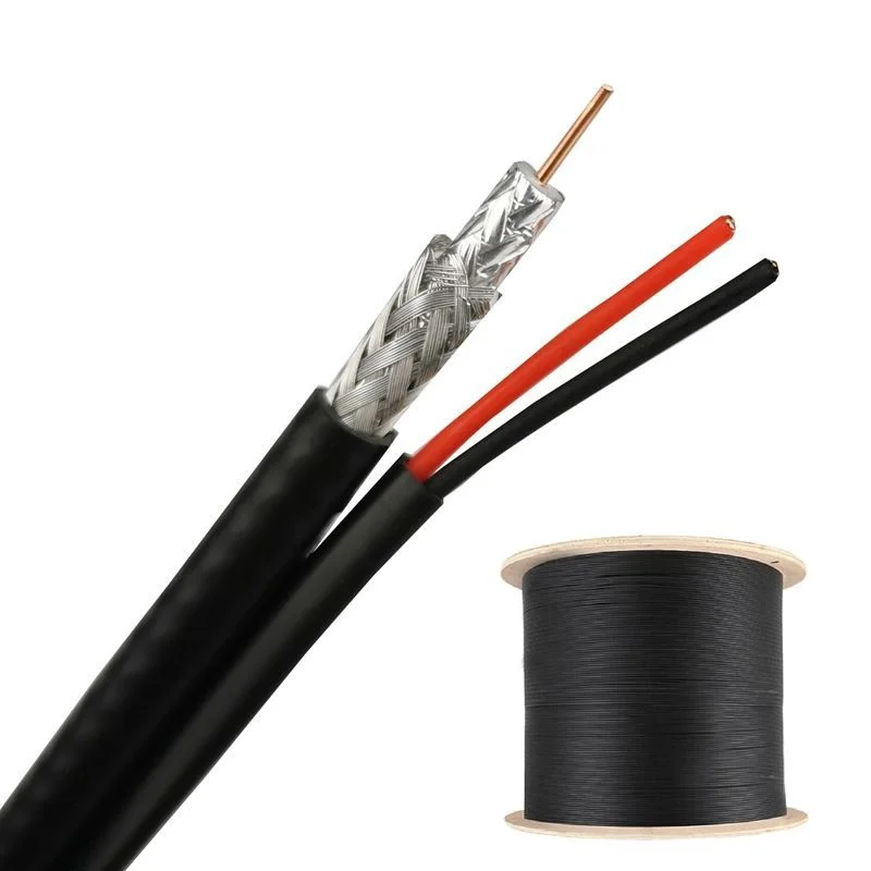 Custom Factory Price RG59 Solid PE Insulated Coaxial Cables for CCTV Cables Security Camera/antenna Coax Cable 305m