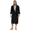 Hooded Black Contrast White