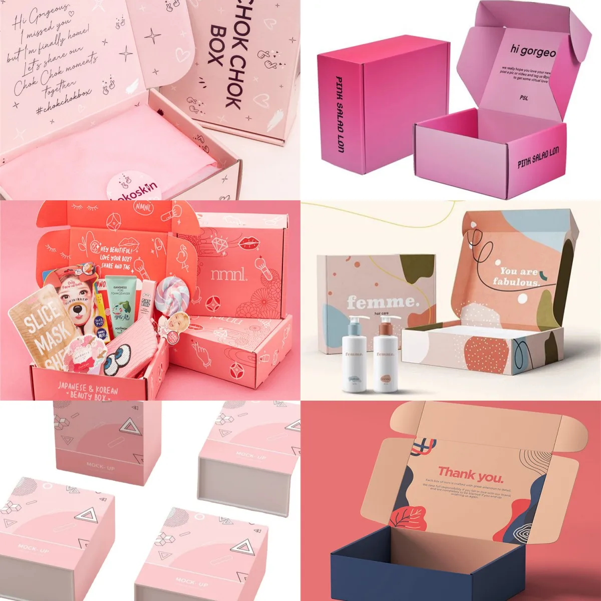 Custom Corrugated Gift Fold Box Shipping Paper Mailer Box Packaging With Logo For Cloth Sticker