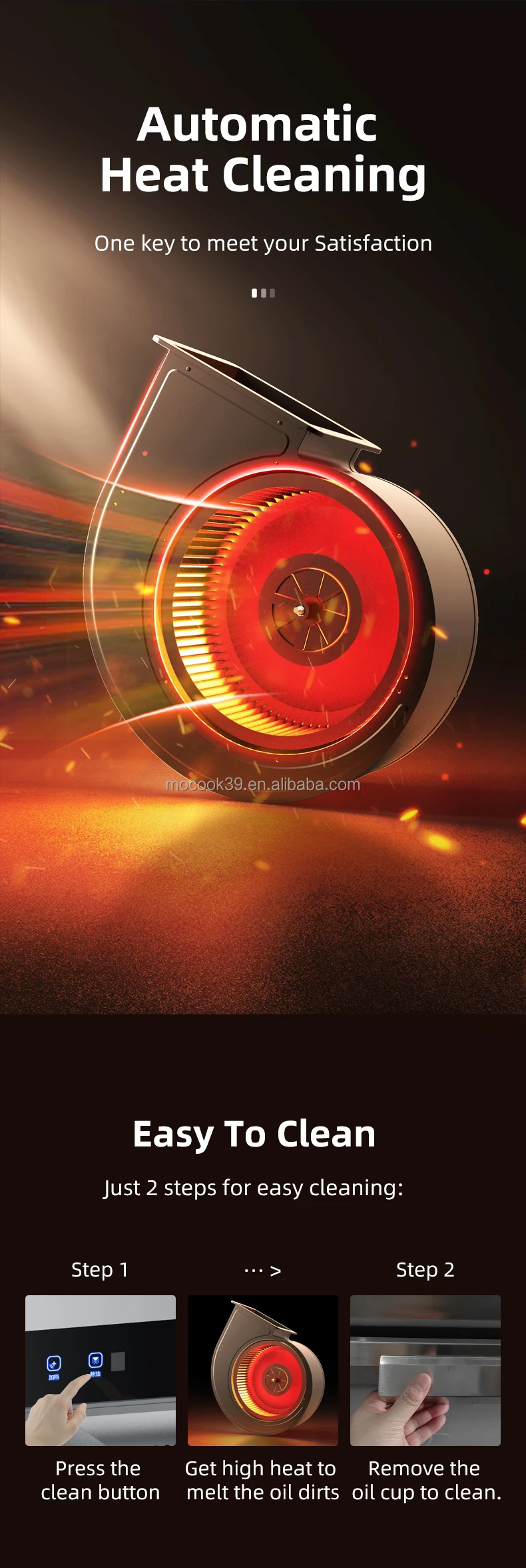 Factory Wholesale Commercial Range Hood Multi Functional Kitchen Smoke