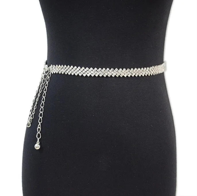 crystal belts for bridesmaid dresses Gorgeous Crystal Rhinestone Bridal Belt, Pearl Bridal Belt,Beaded Flow –  AlineBridal