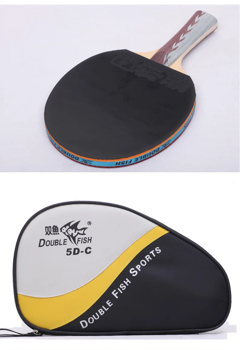 Original Wholesale Double Fish 5dc/5de Table Tennis Rackets,7 Layers