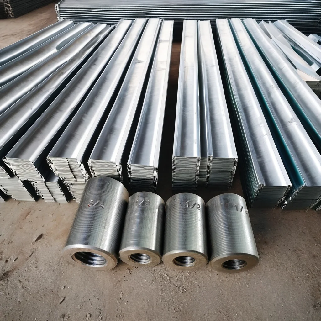 Modern Office Building Stainless Steel Iron Rebar Coupler Factory Wholesale Building Material Reinforcement Bar Connectors