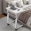 Simple bedside table white frame 60*40 warm white