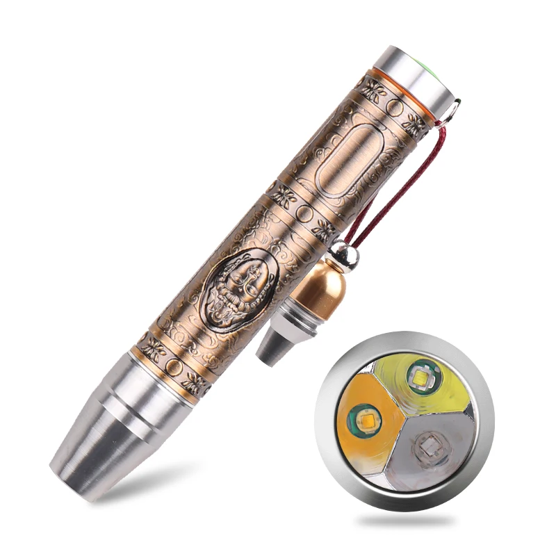 Ultraviolet 365nm UV Detector Light Flashlight Portable Money Detect Torch XPE Currency Detector for Jade Jewelry Identification