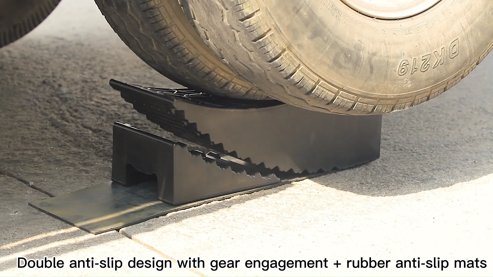 6inch Lift Height Tandem Wheel Ramp Tire Changing Ramp Leveling Blocks