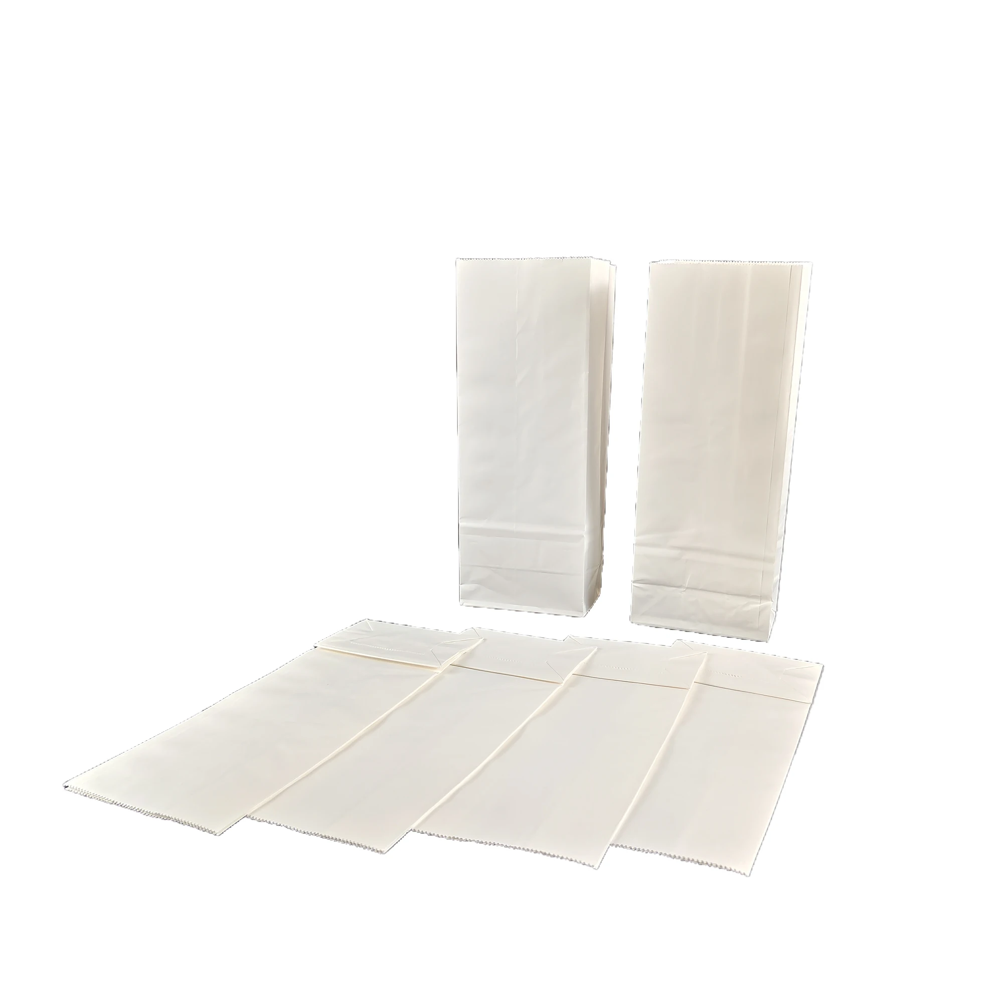 Kraft Paper Bags Gravure Printing Wheat Flour Packaging Rice Bag for Sale Reusable Custom Load 5kg 10kg 20kg Agriculture Accept
