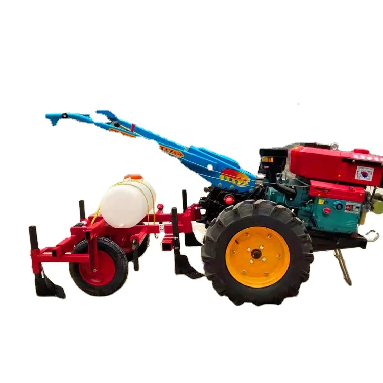 Plowing Machine Small Farming Tools Equipment Machines Double-headed Plow Agricultural Power Tiller Walking Tractor Ethiopia