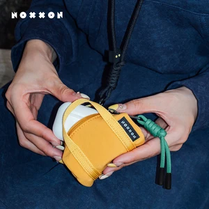NOXXON Mini Coin Bag Custom Embroidery Small Hanging Jewelry Nylon Bag Earphone Holder Organizer