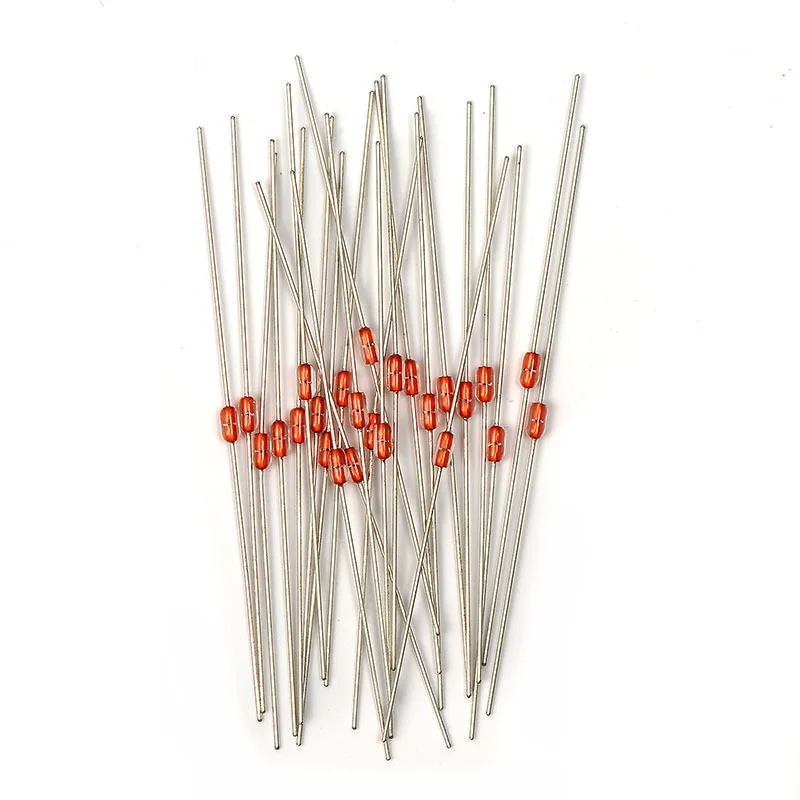 Moisture Resistant 100K Thermistor B3977 Glass Diode Do-35 Package Automotive High Temperature 250 C Ntc Sensor