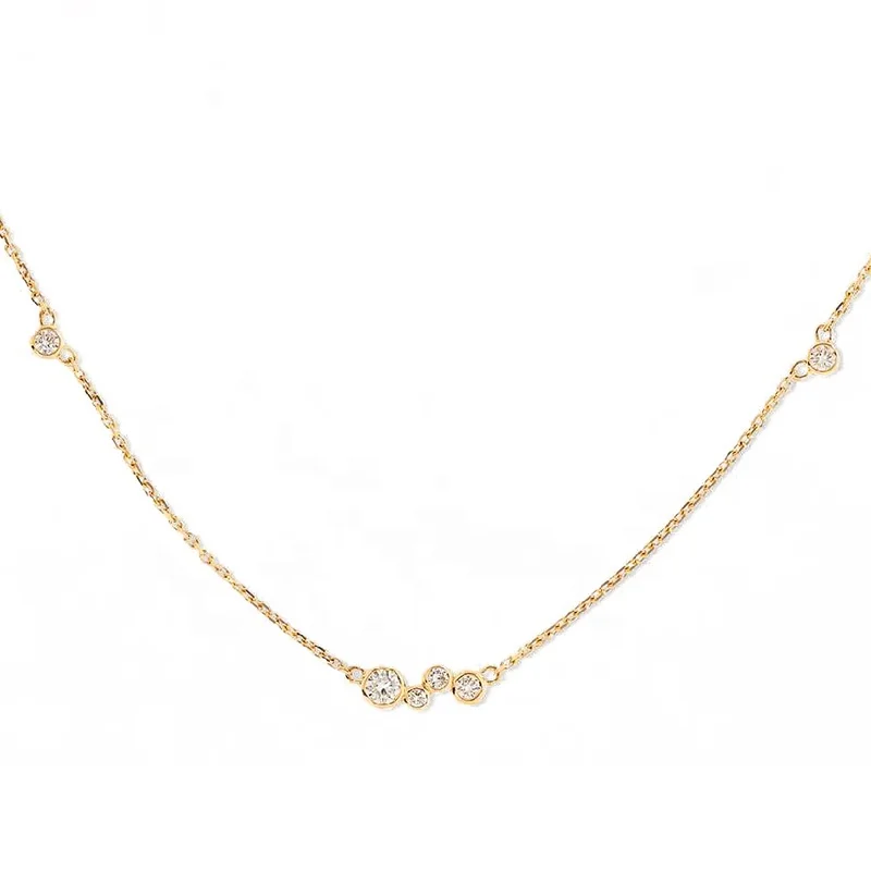 18k Gold Plated Minimalist Leaf Olive Necklace