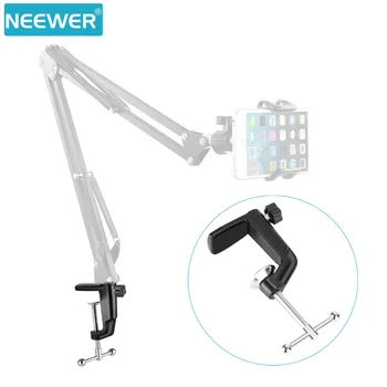 Neewer Metal Table Mounting Clamp for Microphone Suspension  Scissor Arm Stand Holder with an Adjustable Positioning Screw detail image