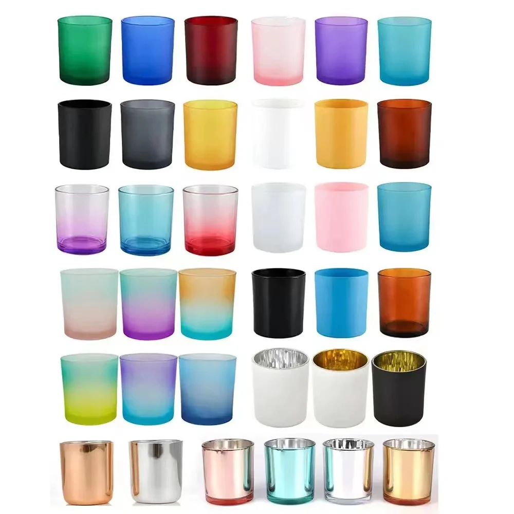 Custom Design Luxury Fashion Iridescent Rainbow Candle Jars