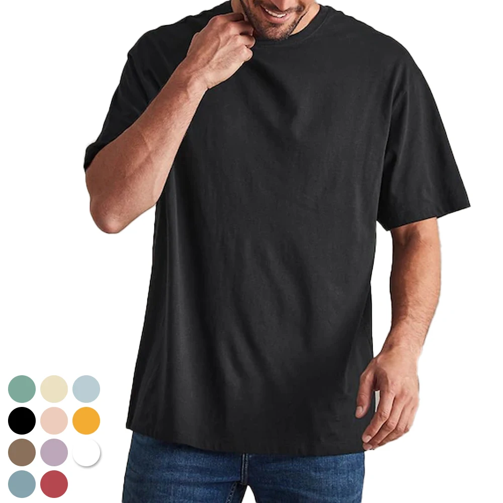 Wholesale High Quality Crew Neck Plain Tshirts Custom Unisex 100