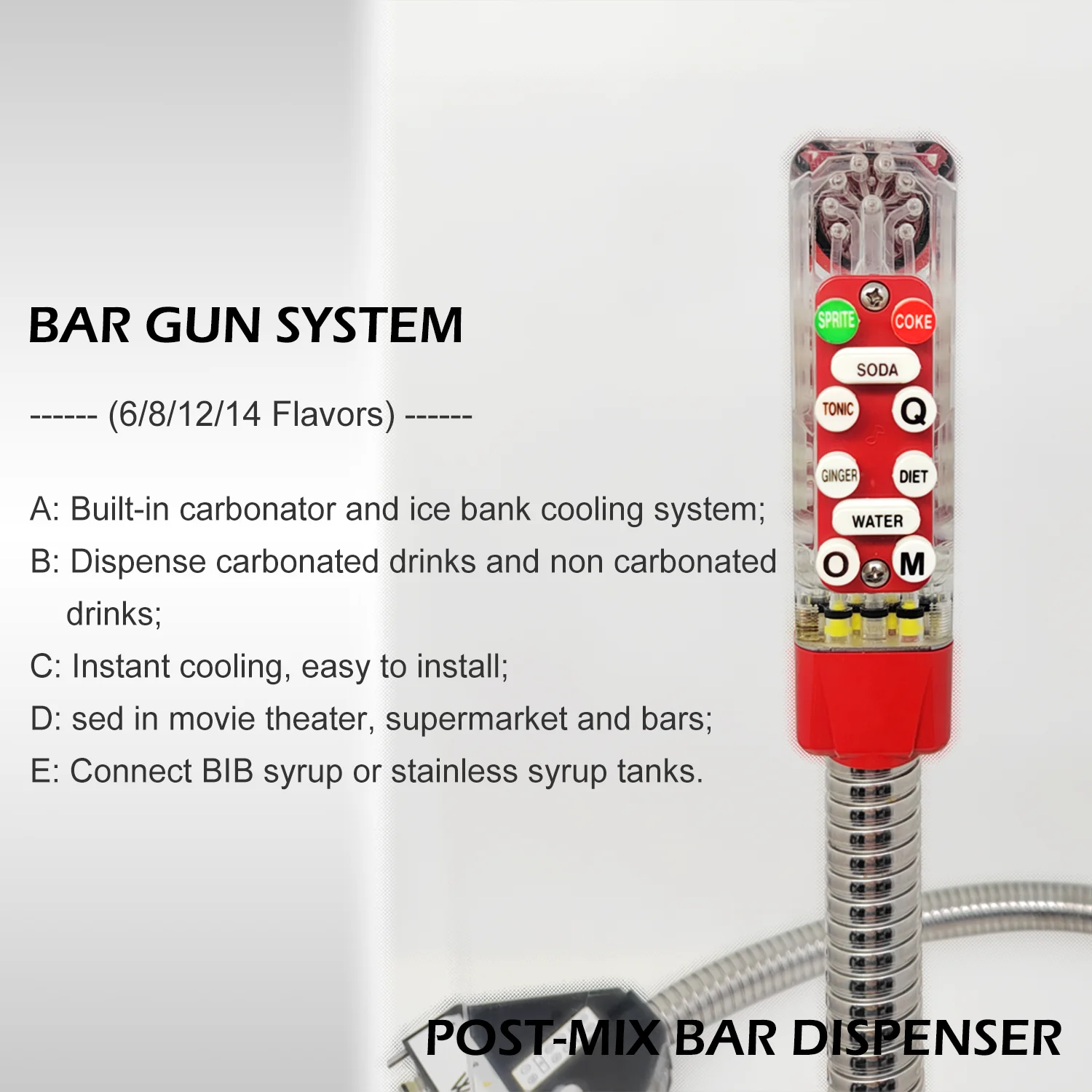 Soda Bar Gun System To Dispense Different Beverage Drinks In Bar Buy