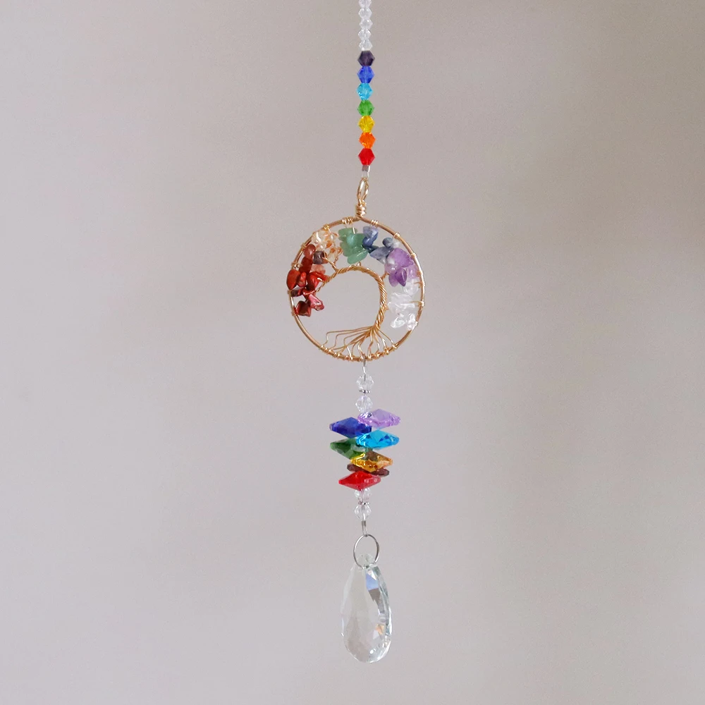 Crystal Suncatchers Tree Of Life Wedding Decoration Healing Crystals