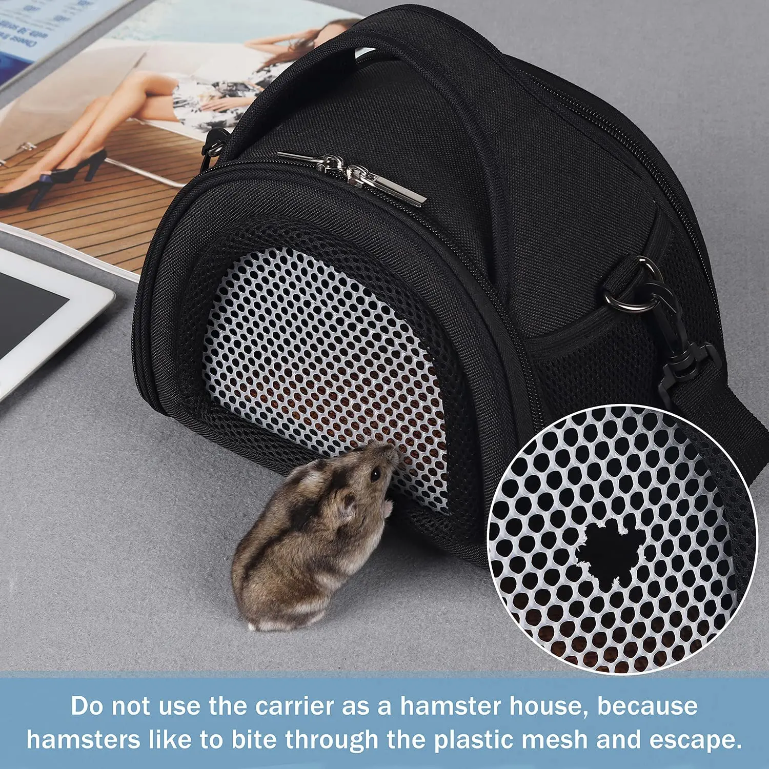 Portable Travel Outdoor Carrier Hamster Guinea Pig Carrier Bag Sugar Glider Pouch Small Animal Pet Carries Bag Alibaba