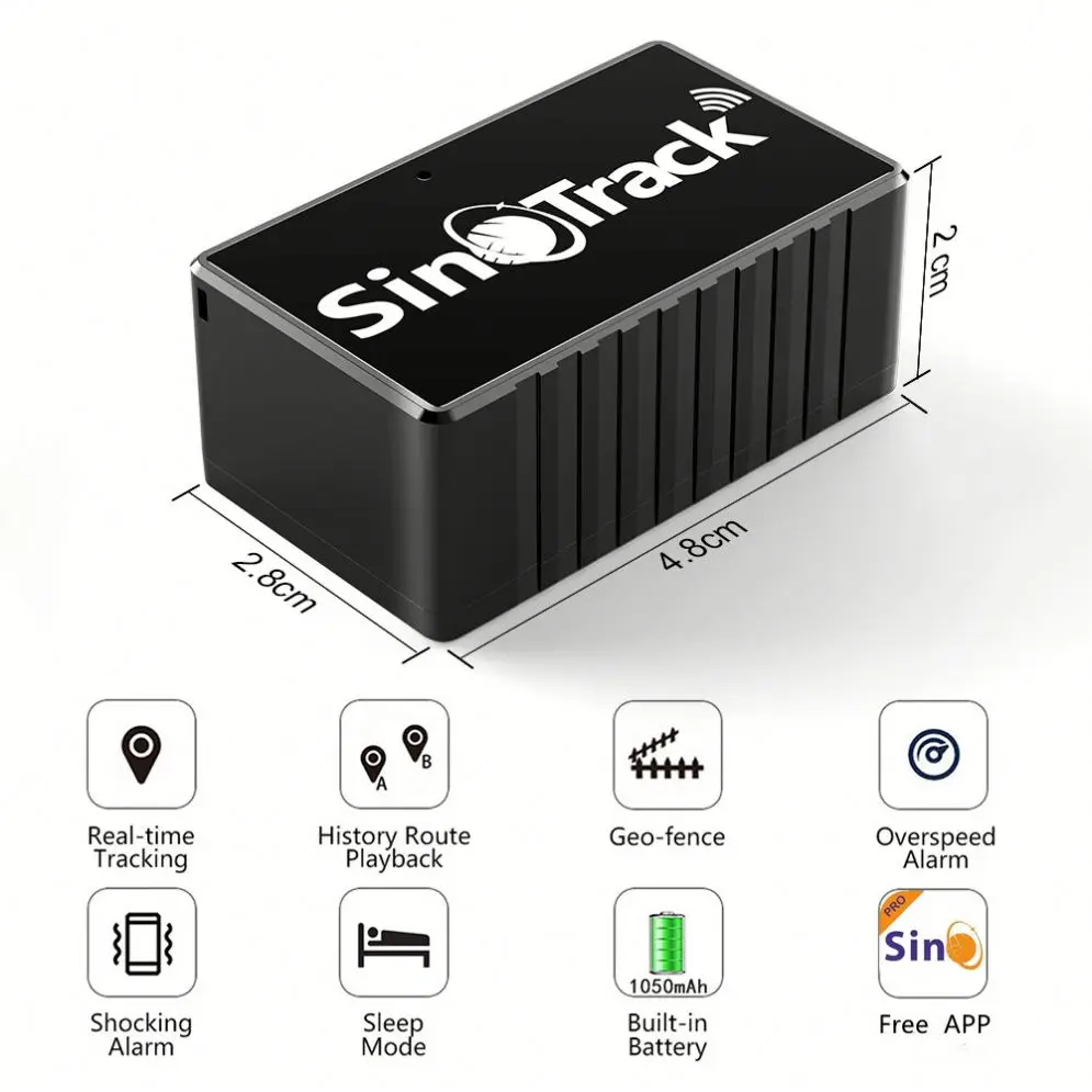 Remotely Control SinoTrack ST-903 Device Coin Size Pet Tracker GPS