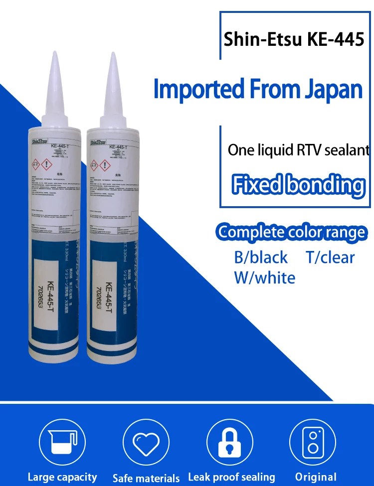 Shin Etsu KE-445-T Silicone Rubber - Quick-Drying Sealant