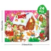 Puzzle con base navideña
