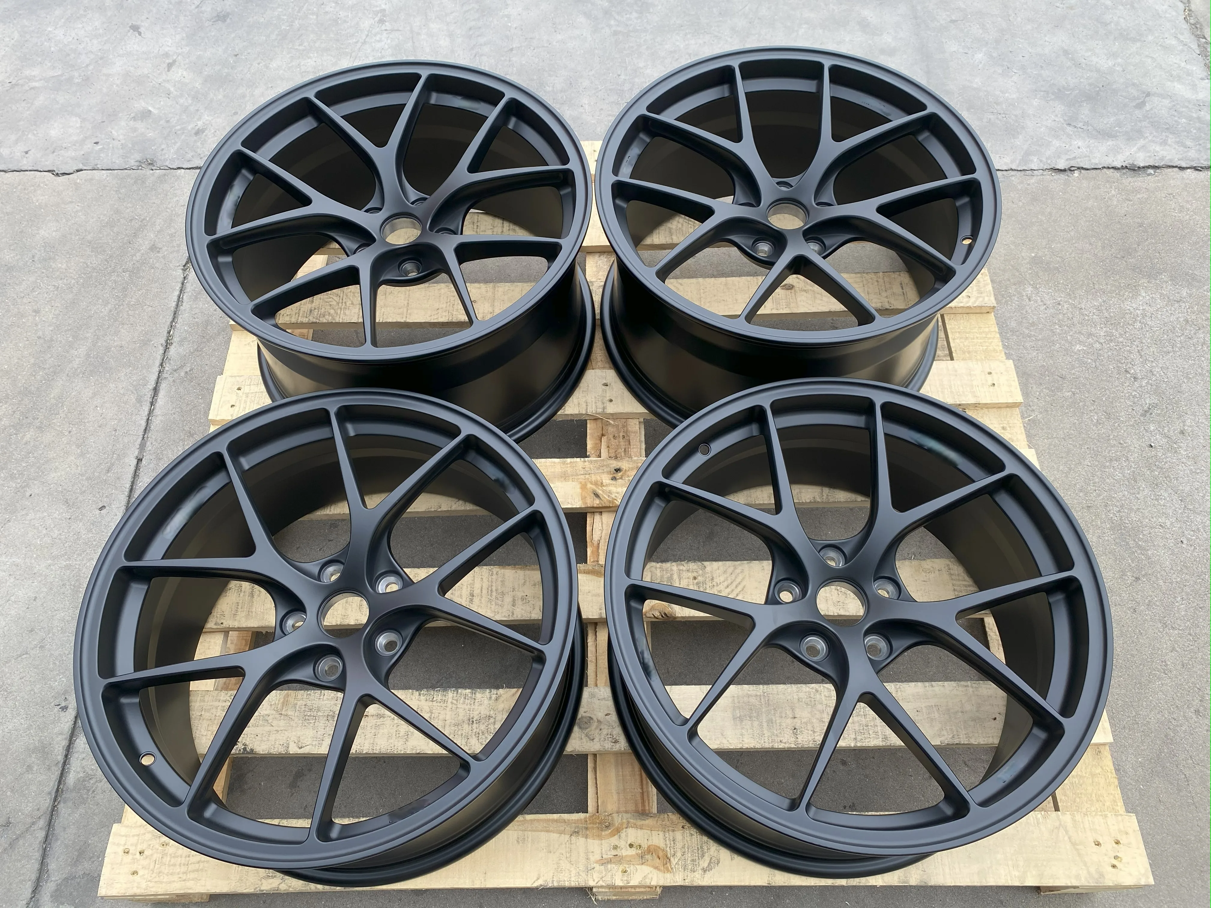 GVICHN matte black monoblock custom forged wheels for sports car 16 - 26 inch aluminum alloy rims 5x112 5x114.3 5x120 wheel hub