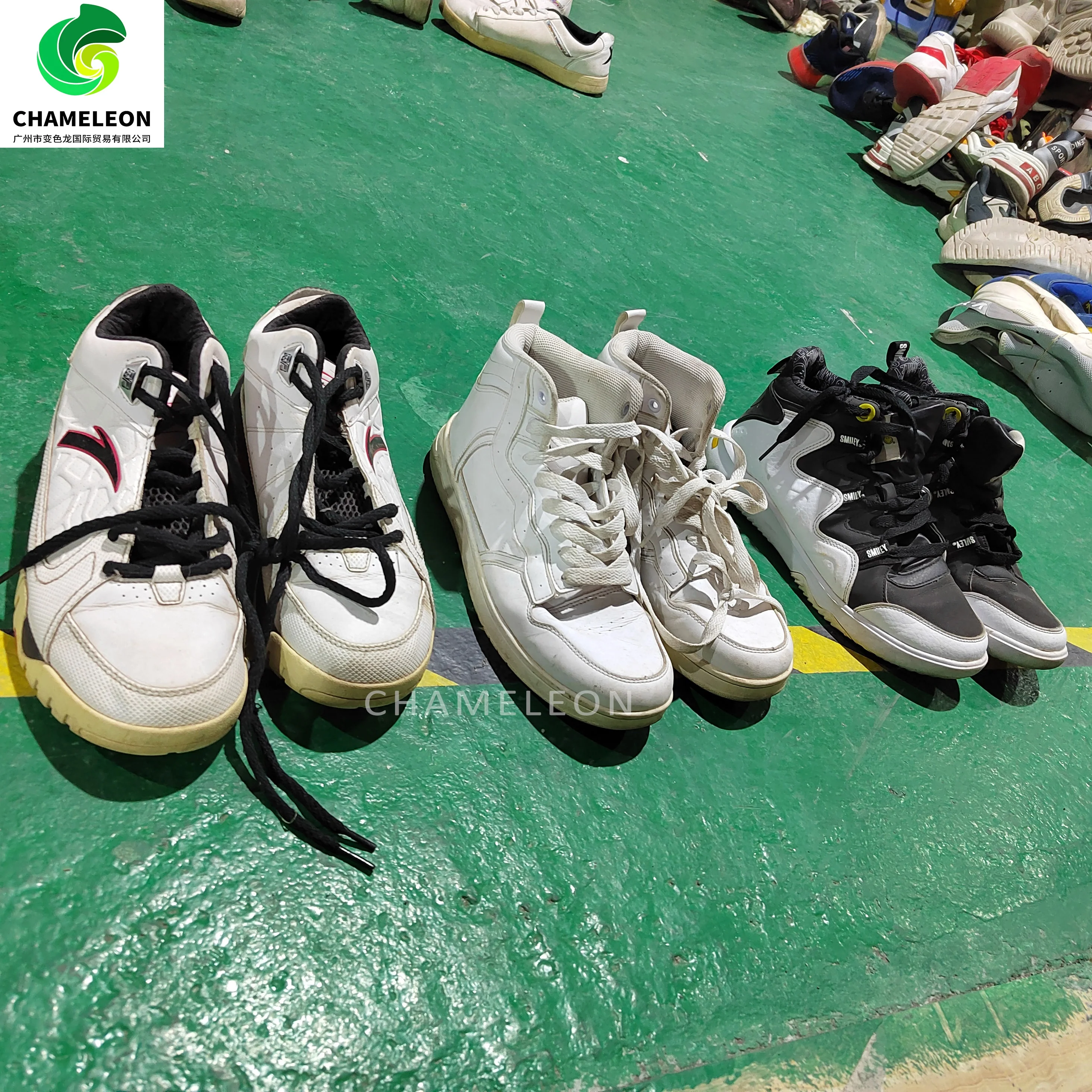 Breathable Sports Shoes Men Big Size Second Hand Basketball Shoes In