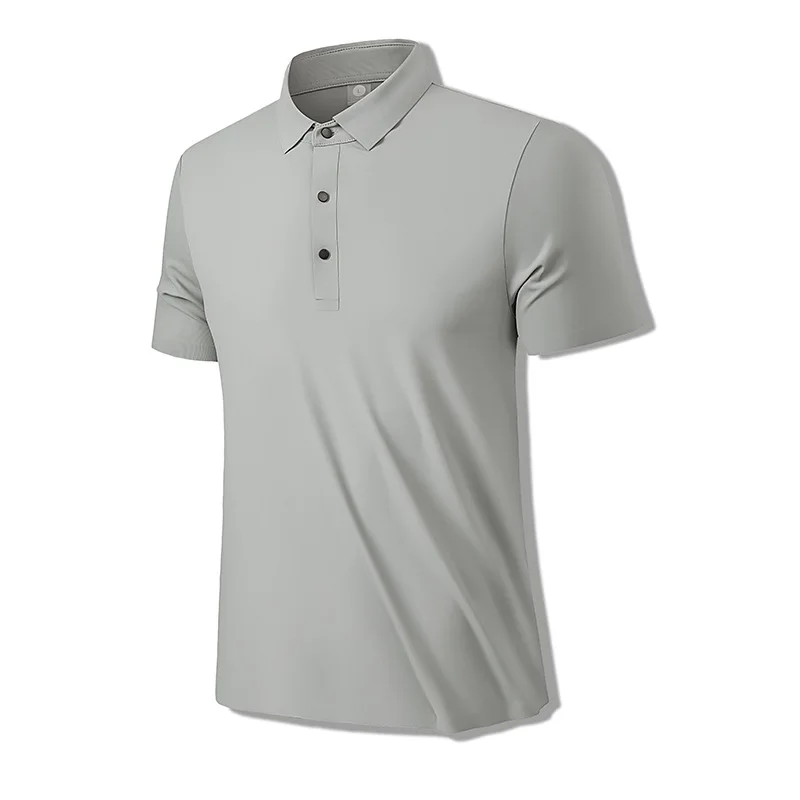 Wholesale Silk Soft Polo Shirts High Quality Plain Golf Polo Tshirts