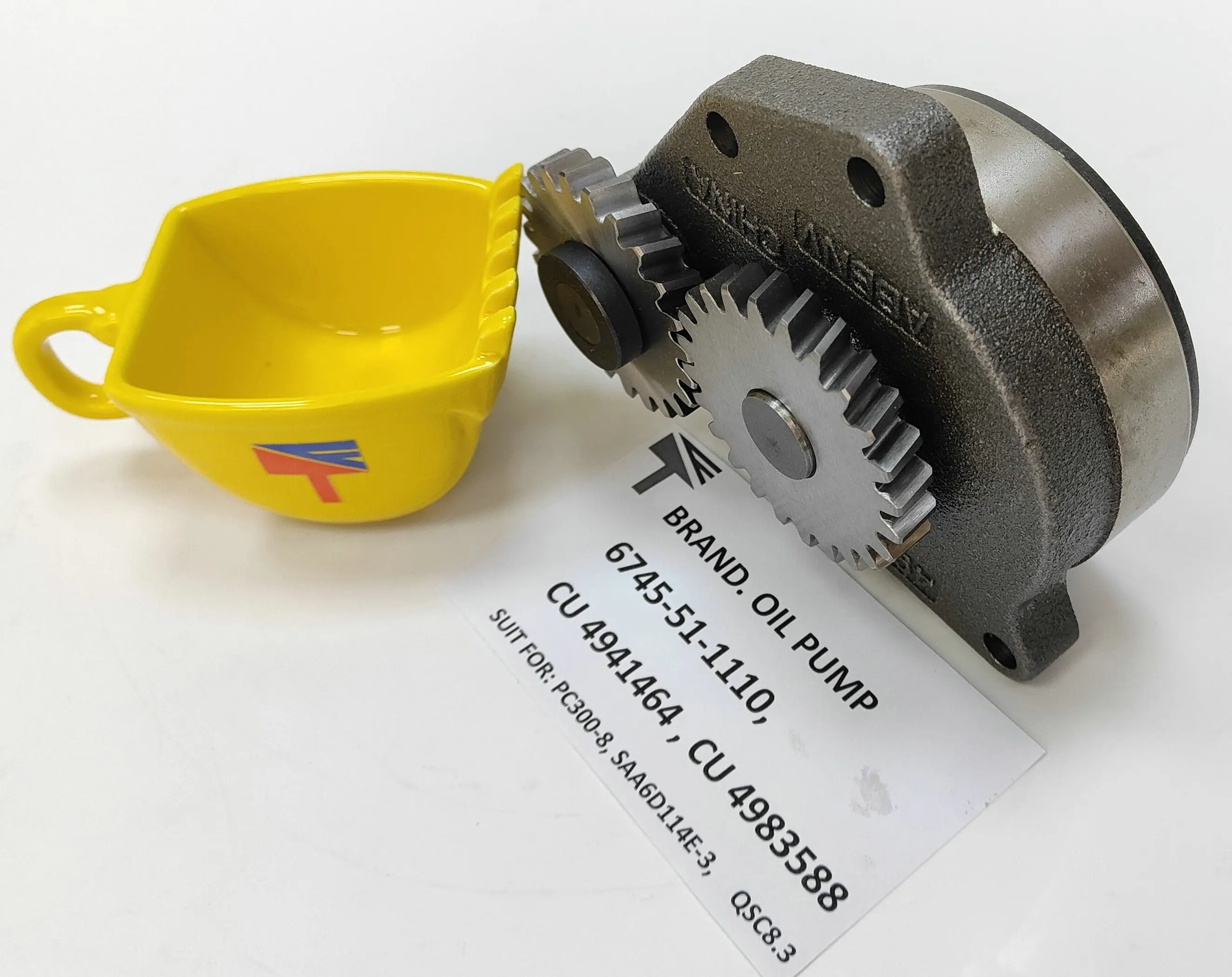 Komatsu EXCAVATOR PC300-8 Engine SAA6D114E-3 Oil Pump