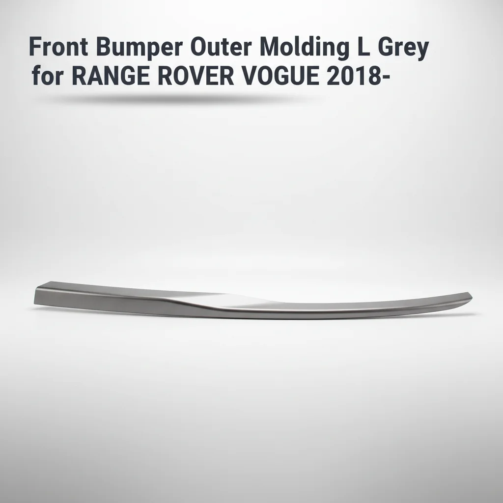 LR098545-B Customizable Original Front Bumper Outer Molding L Grey Front Bumper Trim Strip for RANGE ROVER VOGUE 2018-