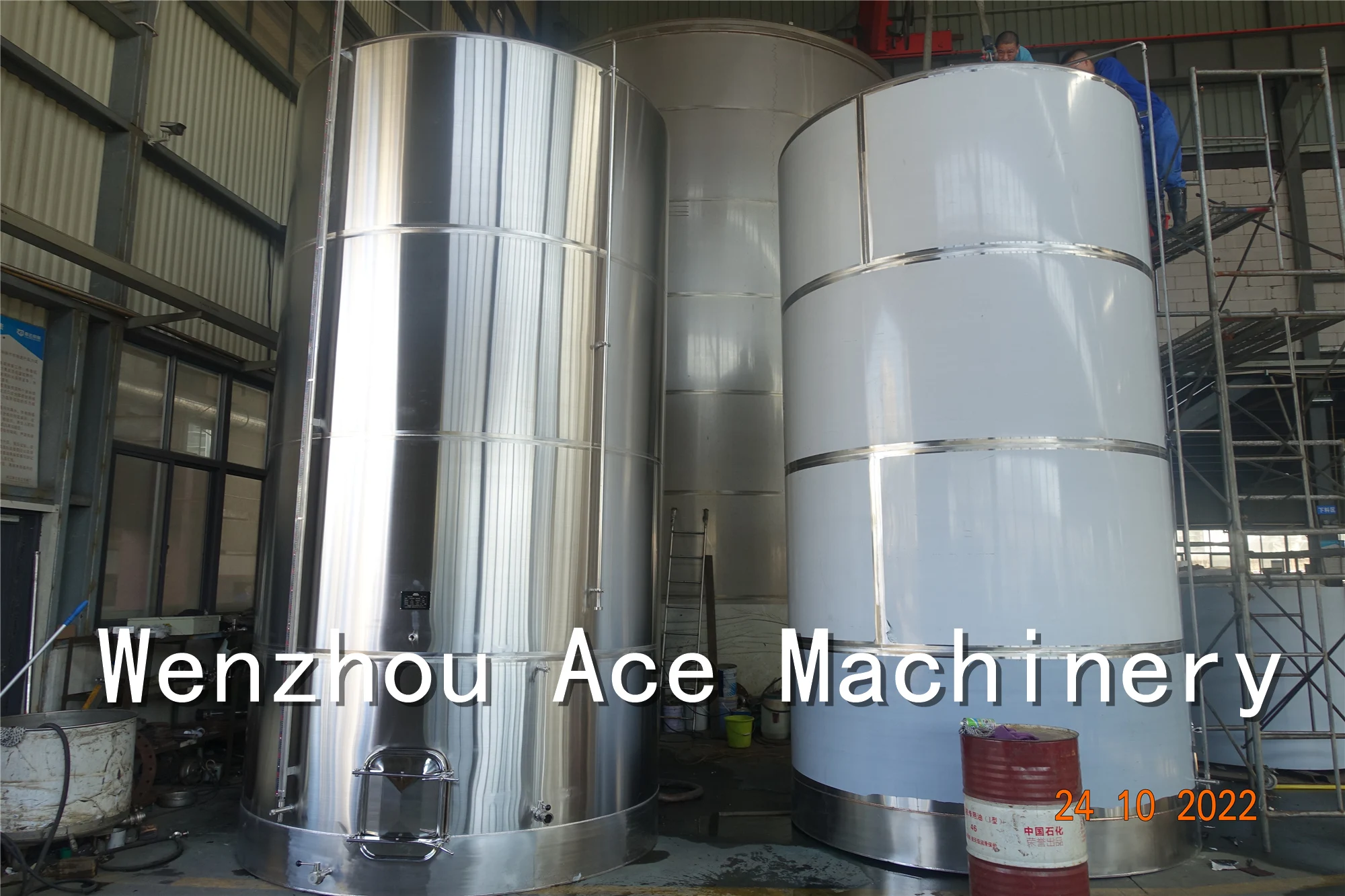 Виноферментер с рубашкой из нержавеющей стали заводское оборудование для фруктовой