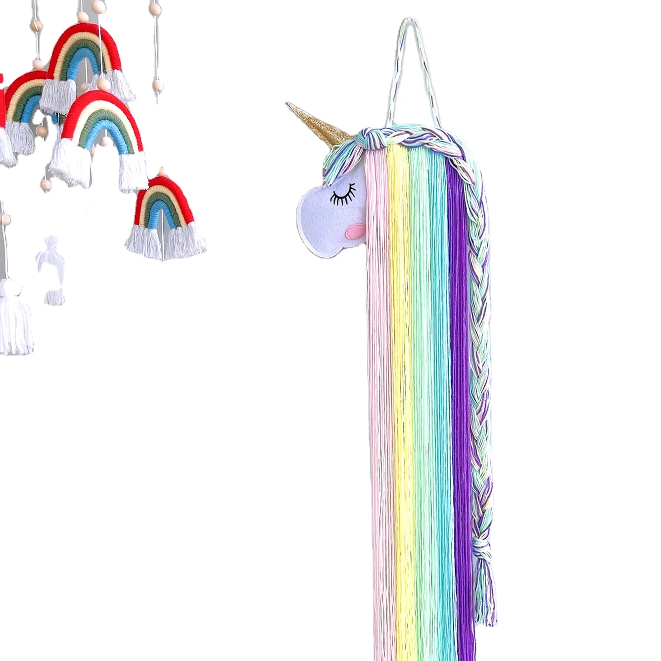 Unicorn Bow Holder Hair Accessory Organizer Hair Bow Hanger