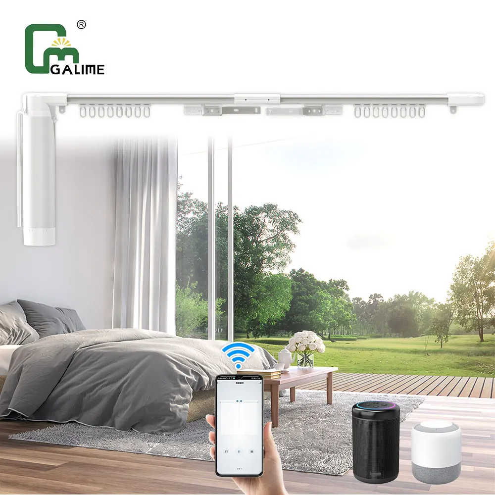 galime smart home customizable motorized curtains