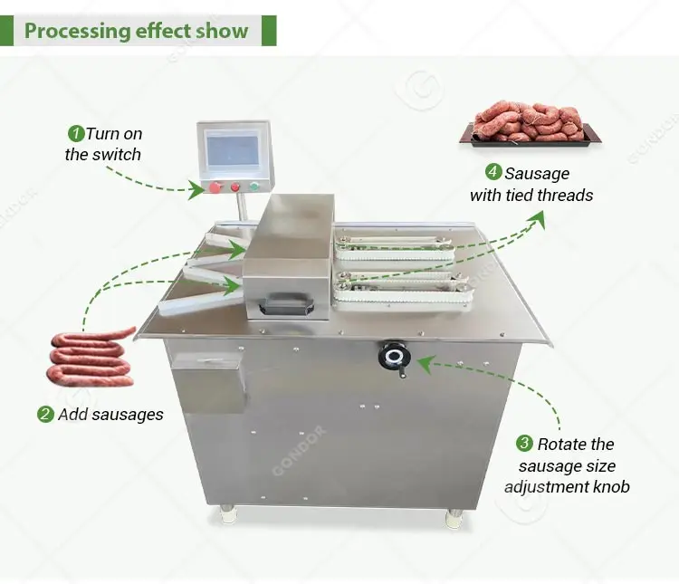 Ham Tie Tied Make Commercial Bundling Binder Wire Casing Tying Machine Manual Linker Sausage Twister