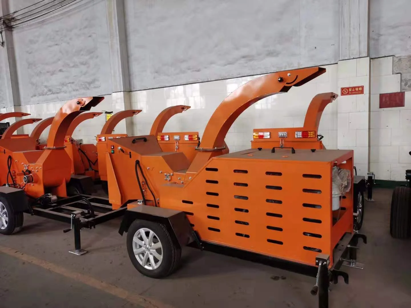 Garden Wood Log Tree Branch Shredder Machine Agriculture Waste Wood