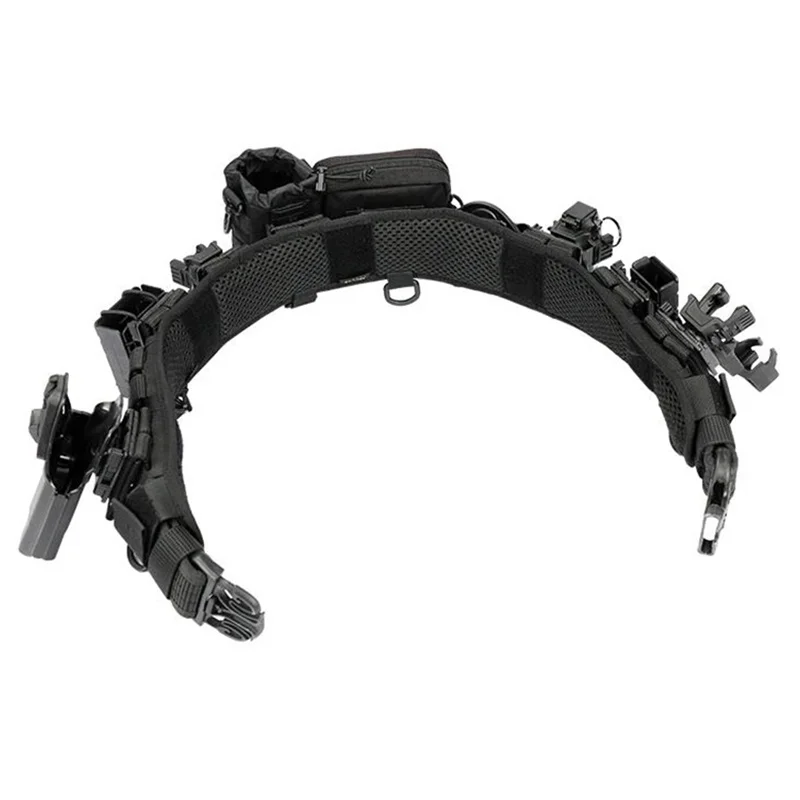 Lightweight Camping and Everyday Use Padded Patrol Belts Hunting Gadget Pouch Waist Bag Adjustable Outdoor Tactical Belt