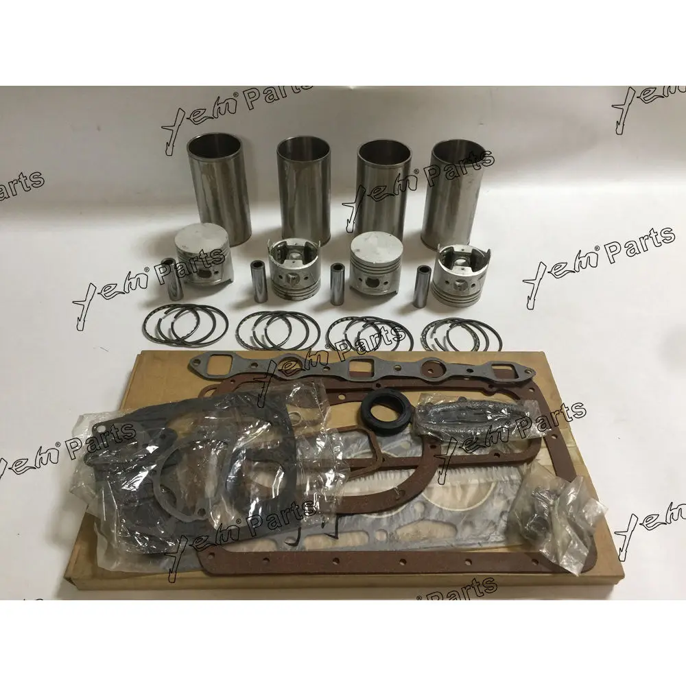 J15 Rebuild Kit With Cylinder Gaskets Piston Ring Liner for Nissan Forklift Excavator Skid Steer Aftermarket Parts
