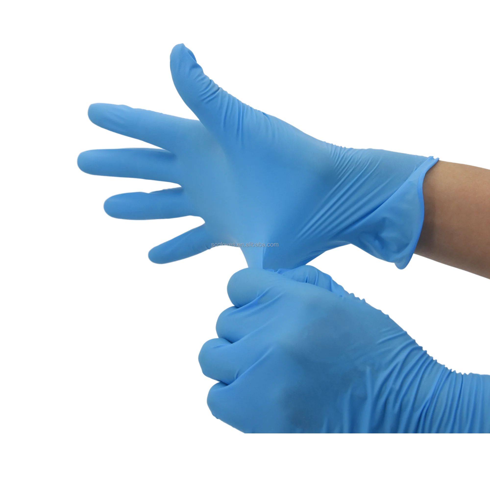 Перчатки нитриловые household Gloves, черные XL /100/. Синтетические перчатки медицинские. Перчатки одноразовые маслостойкие. Резиновые перчатки голубые.