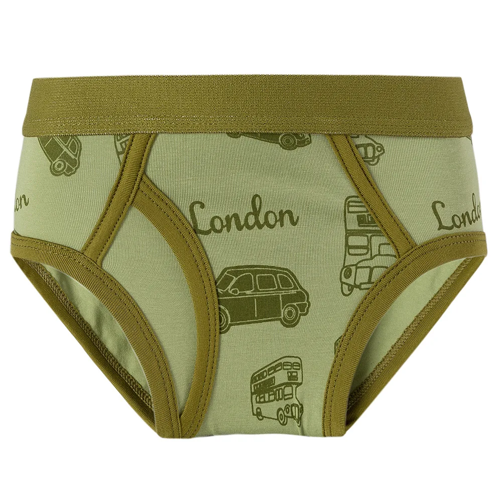 New Cartoon Pattern Kids Boy Panties Super Soft Breathable Fabric Custom Toddler Boy Boxer Brief Model Children Shorts Underwear