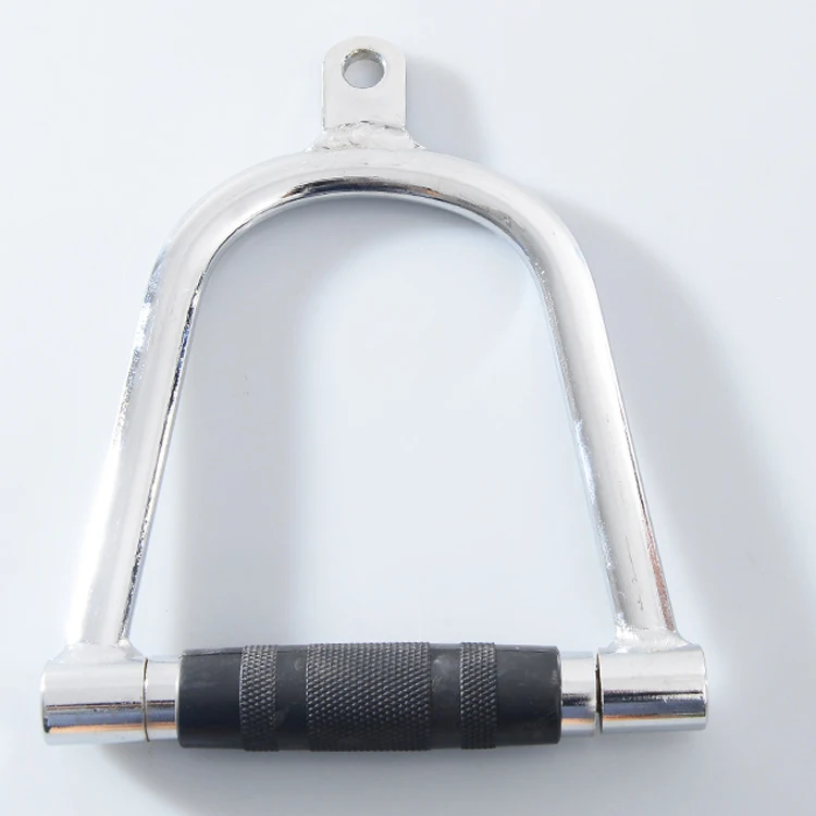 Triangular Cable D Handle Single D Handle Cable Attachment with Rubber Grip