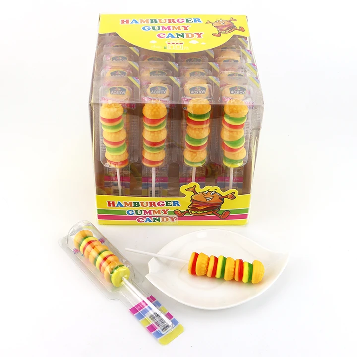 burger lollipop
