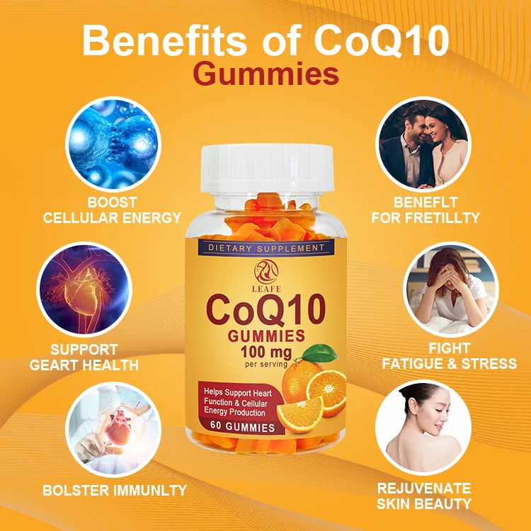 Wholesale Coenzyme Q10 Gummies Coq10 Supplement Coq10 Gummies Heart