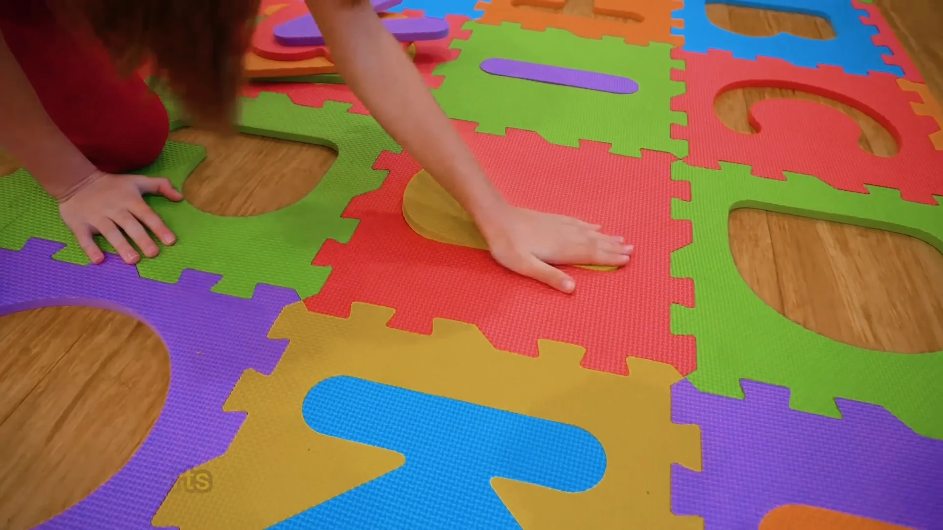 Kids Puzzle Mat Abcd Alphabets Foam For Large Size Waterproof Non Skid