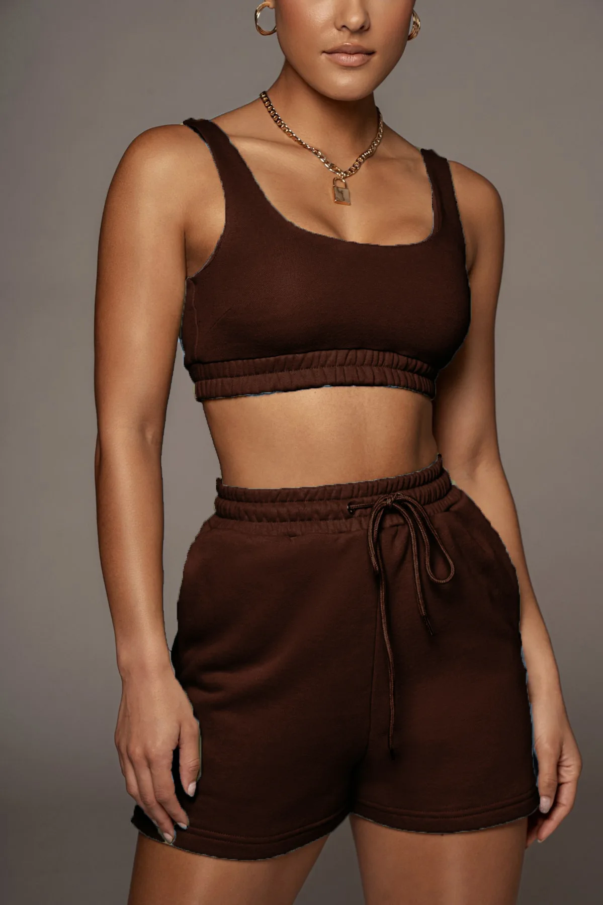 Custom Two Piece Short Pants Set Women Clothing 2022 Joggers 2 Piece