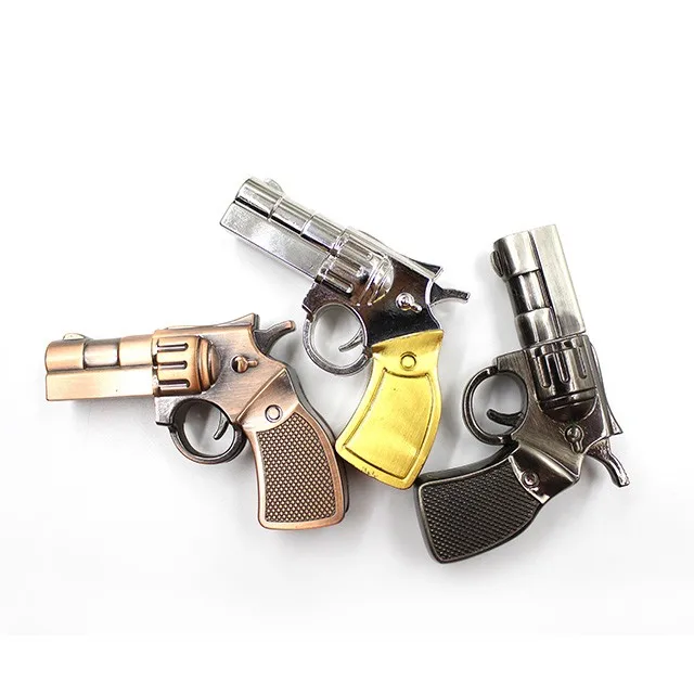 Gun Flash Usb Memory Stick Metal Shooter Pistol Usb Flash 64gb 128gb 32gb 16gb 8gb 256mb Flash Disk Gifts Wholesale Pen Drives