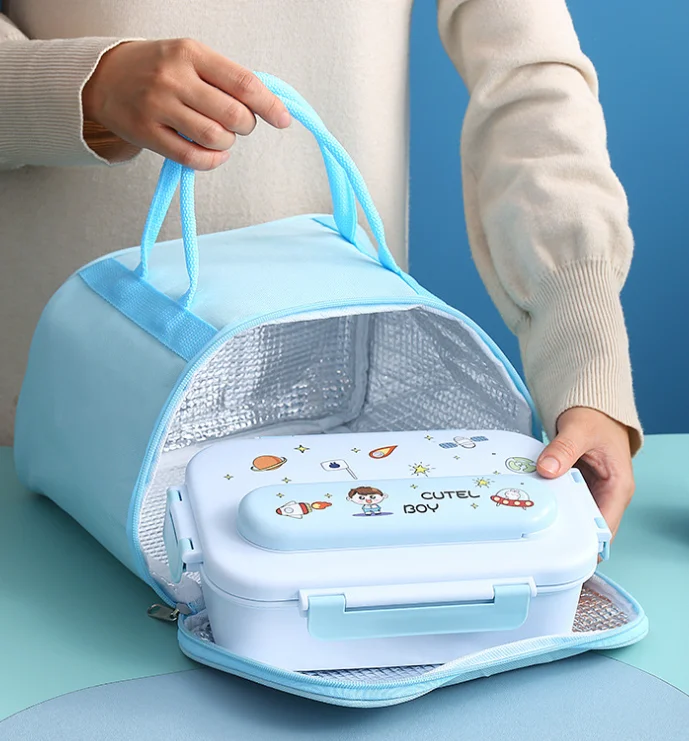 Boîte à lunch isotherme en acier inoxydable Offre Spéciale 2 ou 3 compartiments pour enfants Grands cadeaux