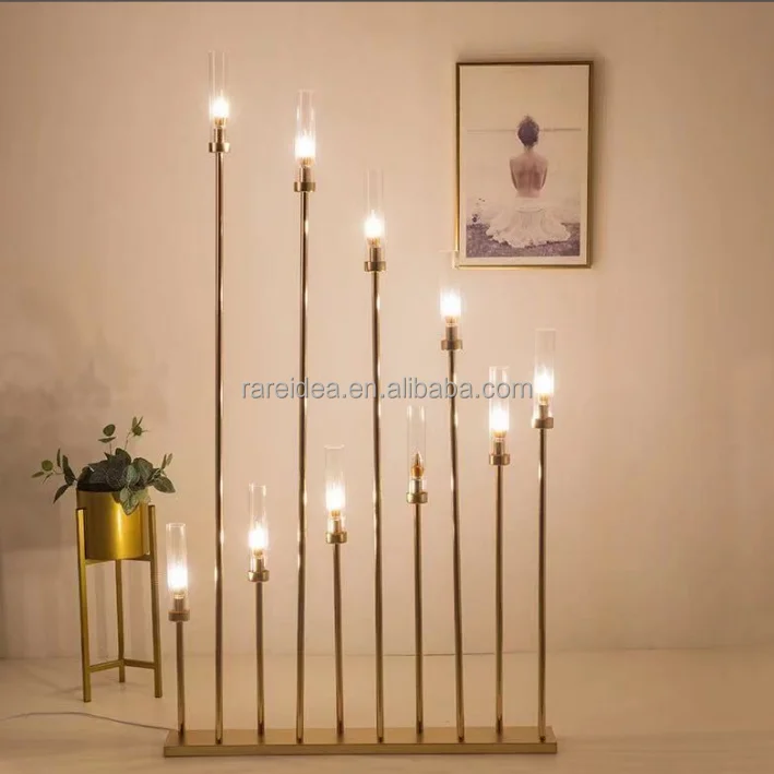 プサービス 結婚式のテーブルの装飾のための結婚式のクリスタルシャンデリア燭台センターピース Buy Centrepieces