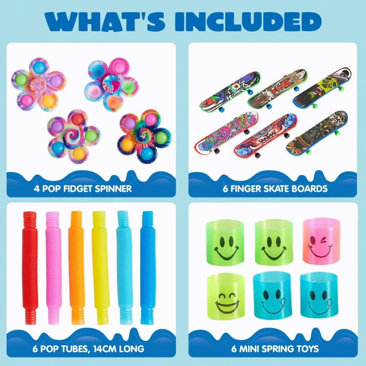 Arrived on Time JYTZ0105 Set of Figet Toys Not Expensive Wholesale China Spinner Stress Out Set Fidget Toys