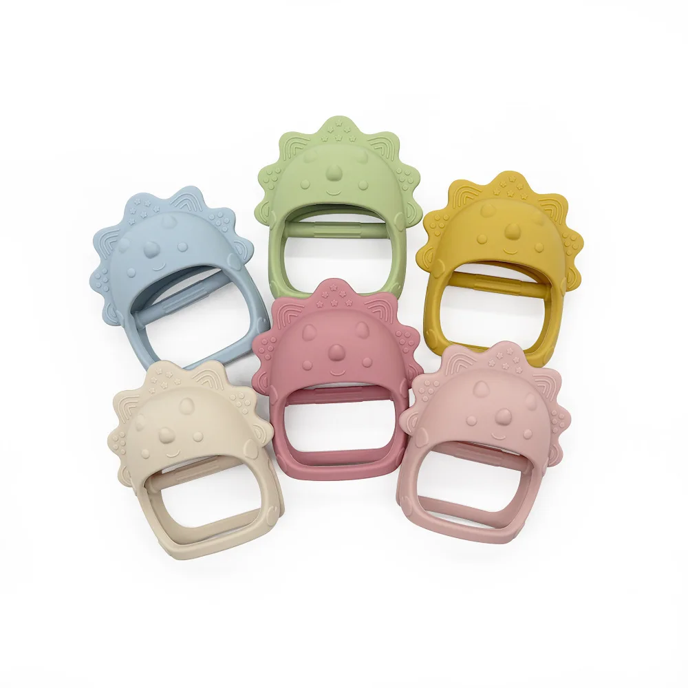 Mainan Pacifier Silikon BPA-Free Unisex Kustom yang Lembut untuk Bayi, Mainan Menggigit untuk Kanak-Kanak, Mainan Plastik untuk Keperluan Menghisap