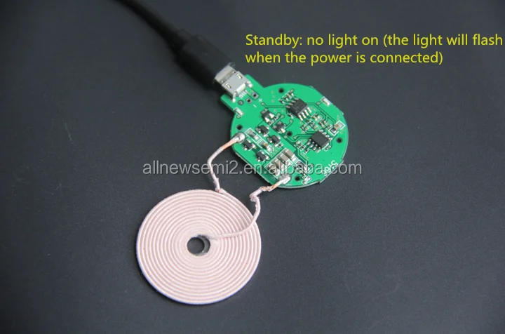 One-Stop Supply [Mini transmitter] wireless charger transmitter module Mini coil  universal DIY modification chip Components