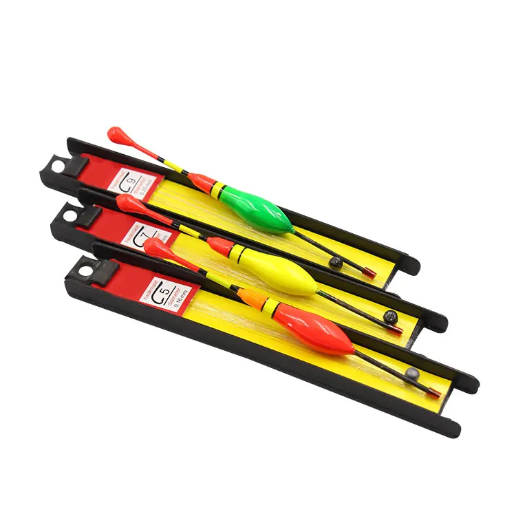 China High Quality Fish Floating Assorted Line Bobber Hook Lead Set Fishing Floats Accessor